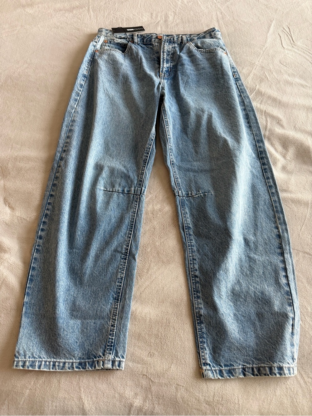 Fashion Nova Light Blue Women's Relaxed Jeans